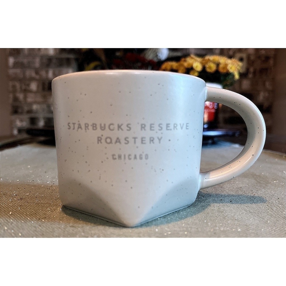 Starbucks Reserve Roastery Seattle 2017 8oz Speckled Bevel Coffee Mug